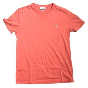 Lacoste Coral V-Neck Tee